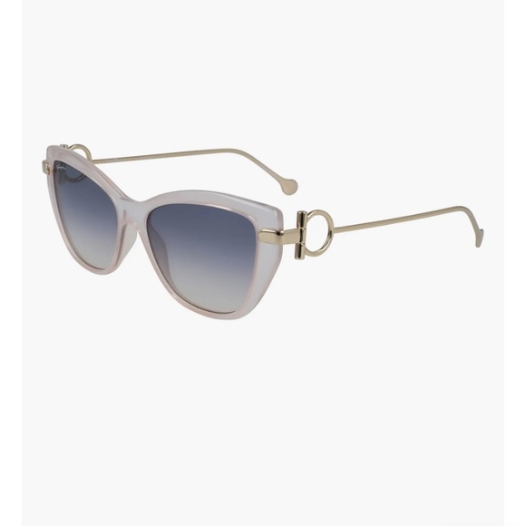 SALVATORE FERRAGAMO Cat Eye Nude Sunglasses